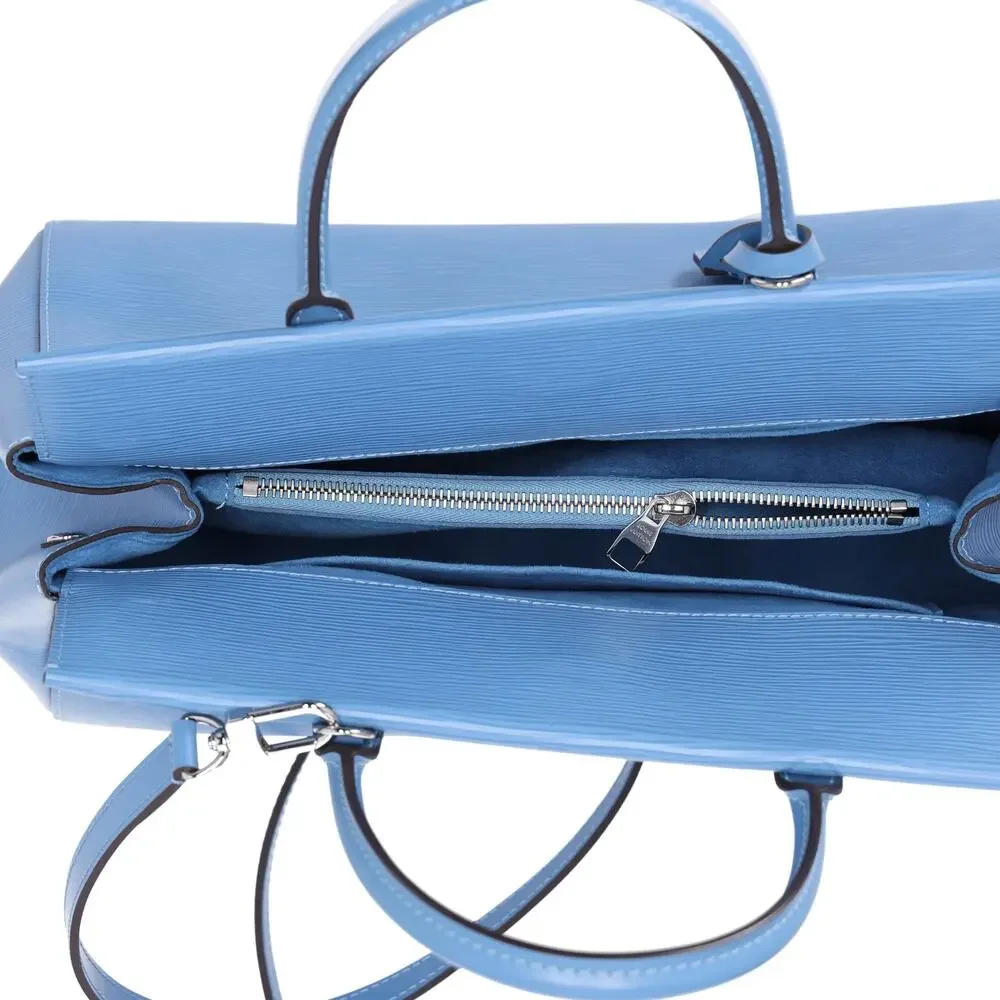 Louis Vuitton Marly MM Epi Handbag M94661 Bleuet Epi Leather Light Blue
